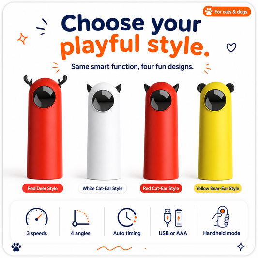 Smart Automatic Cat and Dog Laser Toy for Pets